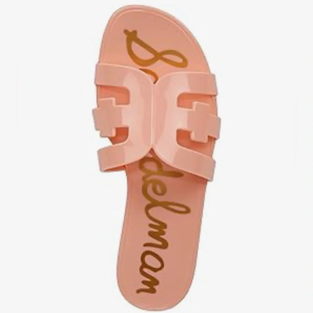 Sam Edelman Pink Jelly Slide Sandals